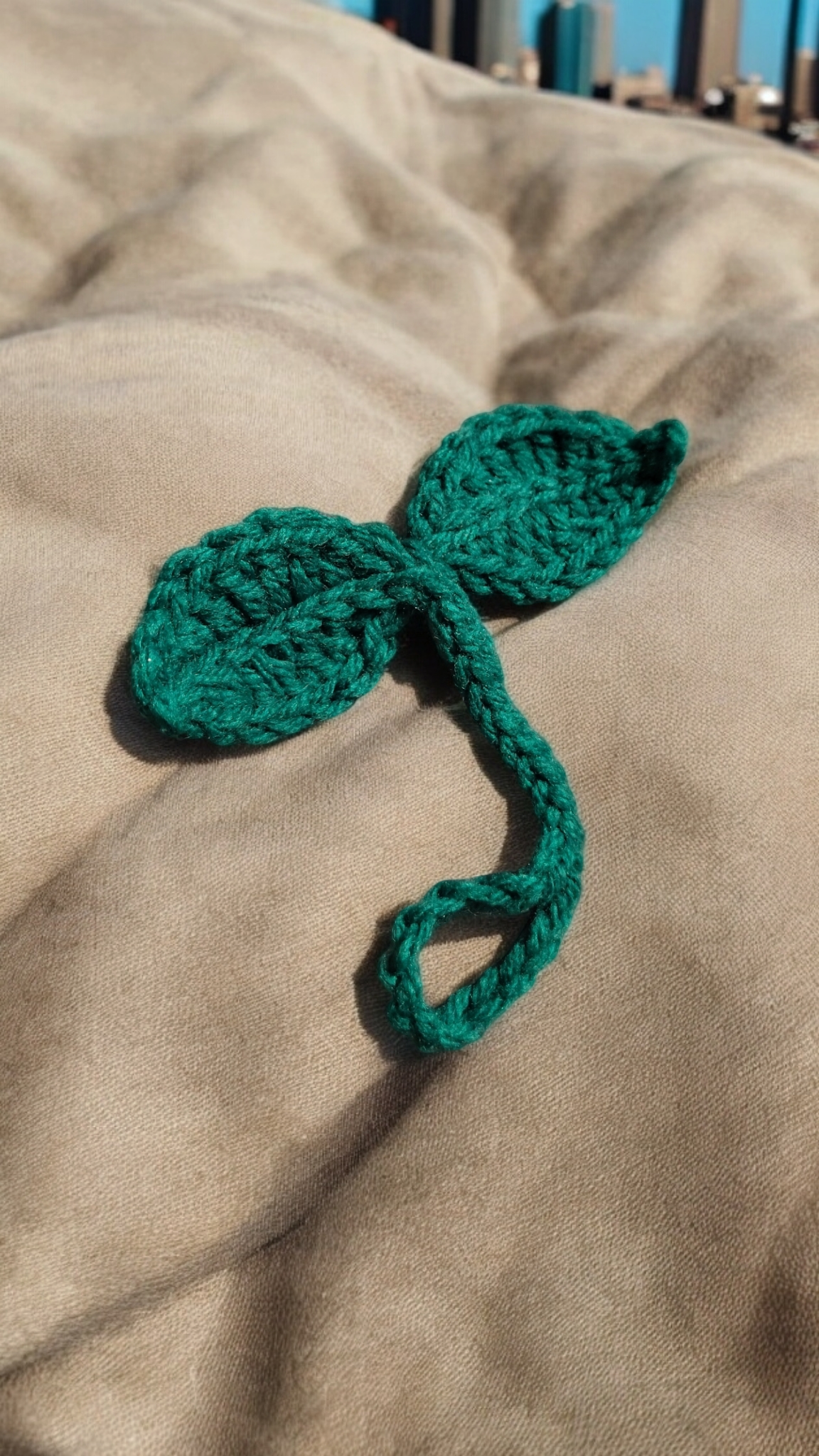Crocheted Sprout Cord Winder