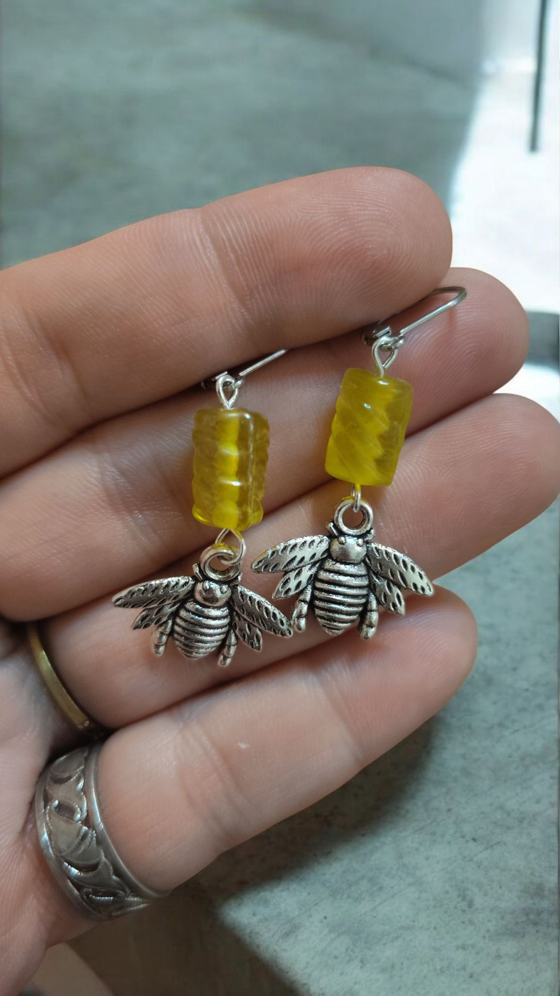 Bee Dangle Earrings