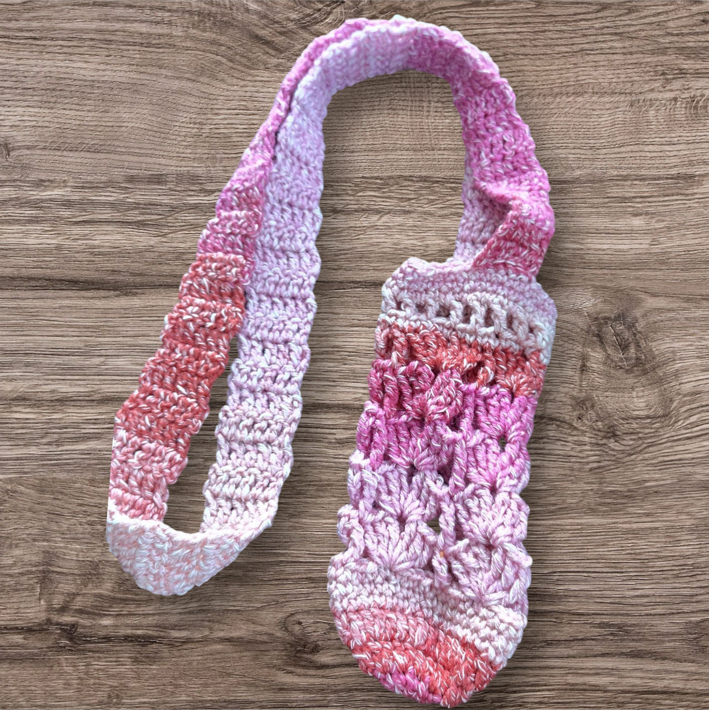 Crocheted Water Bottle Holder - Sapphic