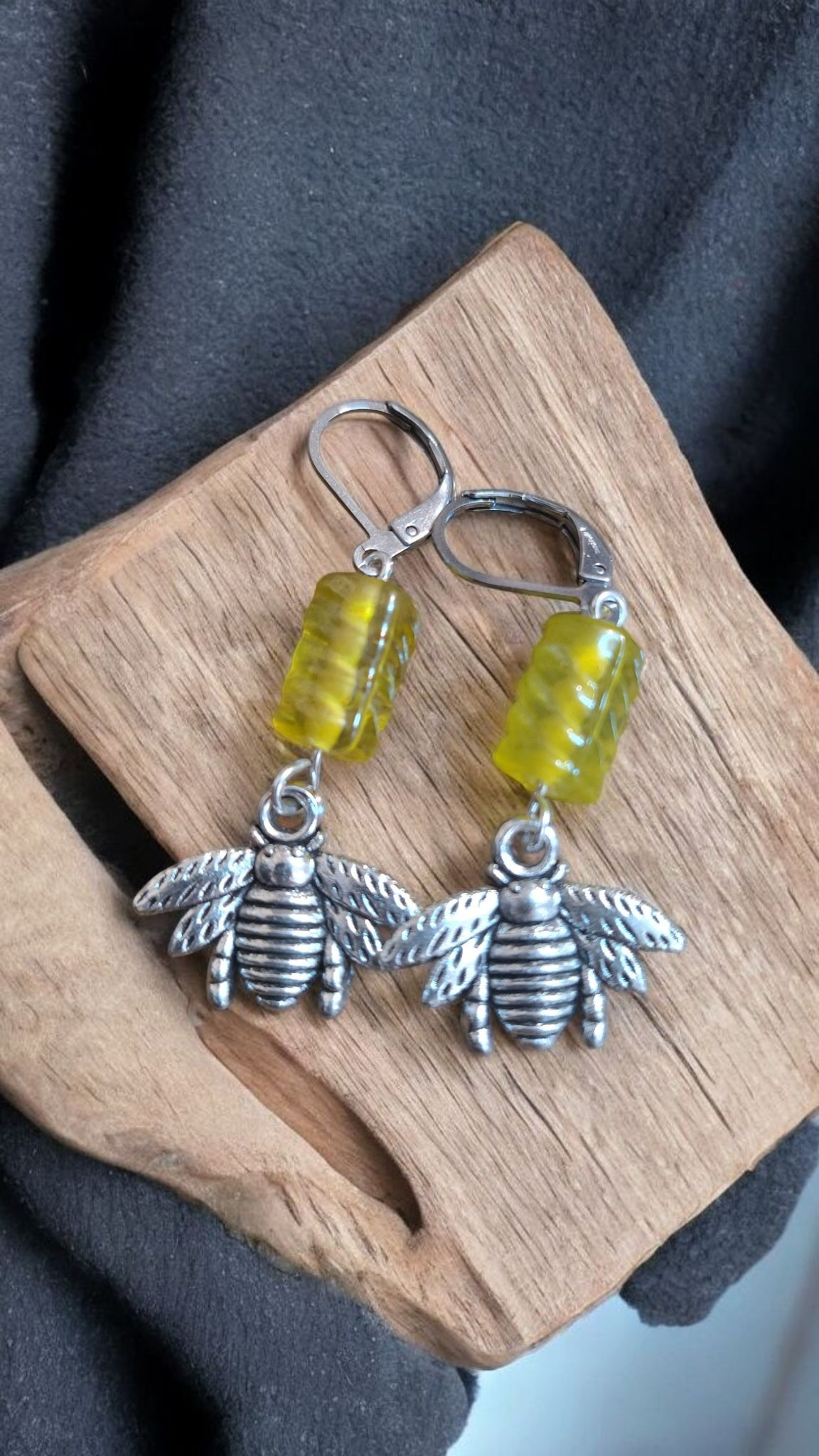 Bee Dangle Earrings