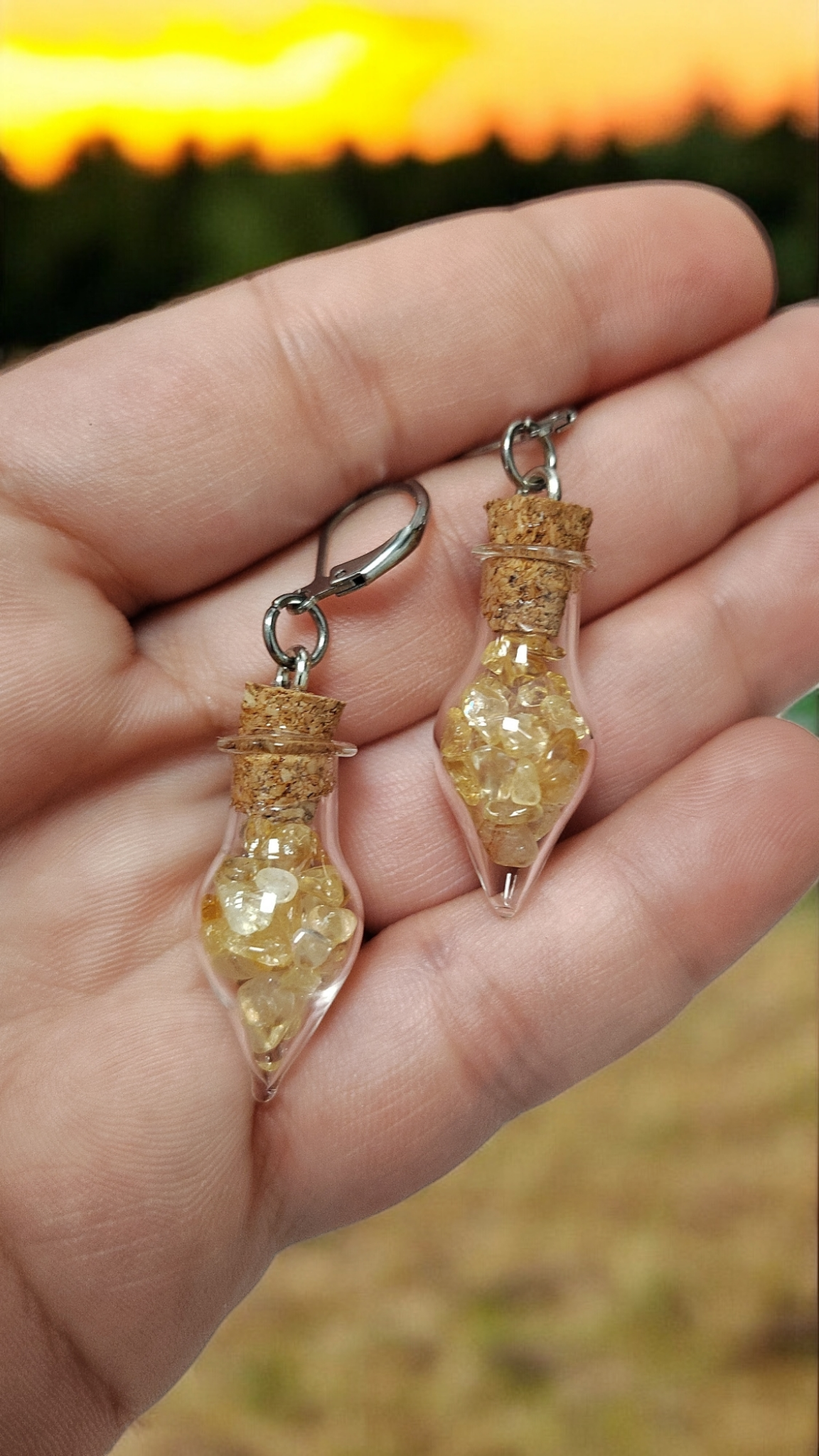 Citrine Dangle Earrings