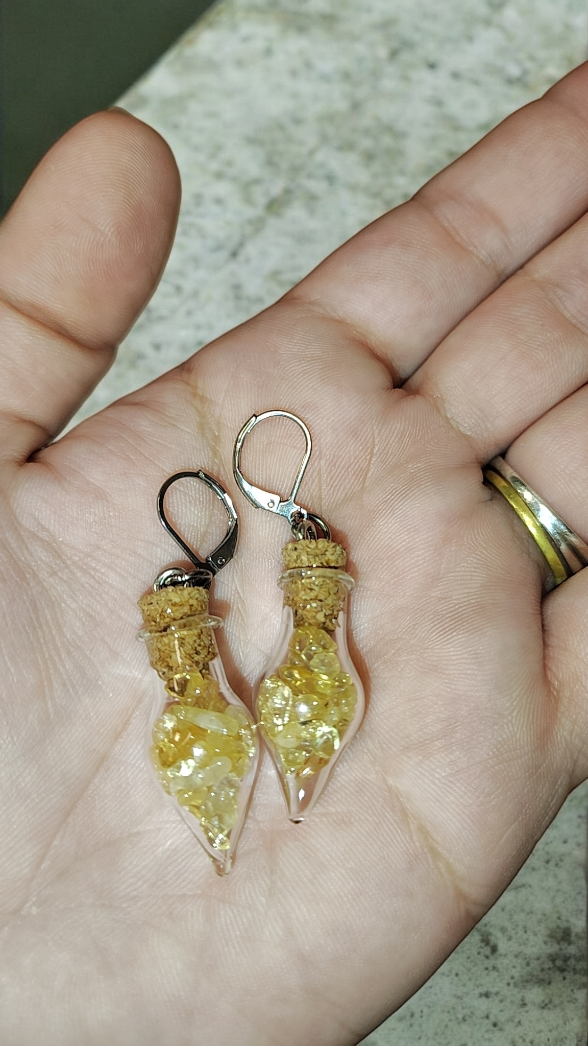 Citrine Dangle Earrings